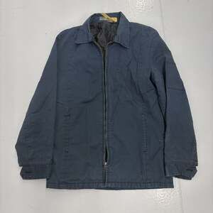 Vintage 70s Red Kap Blue Canvas Workwear Mechanics Jacket